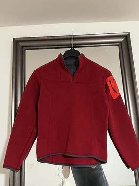 Arc'teryx Polartec 1/2 Zip Fleece Sweatshirt Red